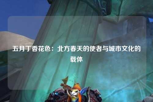 五月丁香花色：北方春天的使者与城市文化的载体