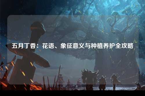 五月丁香：花语、象征意义与种植养护全攻略