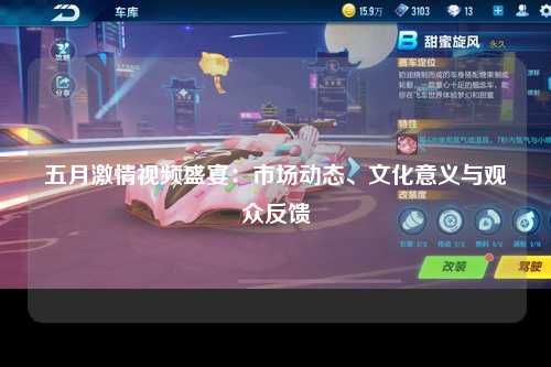 五月激情视频盛宴：市场动态、文化意义与观众反馈